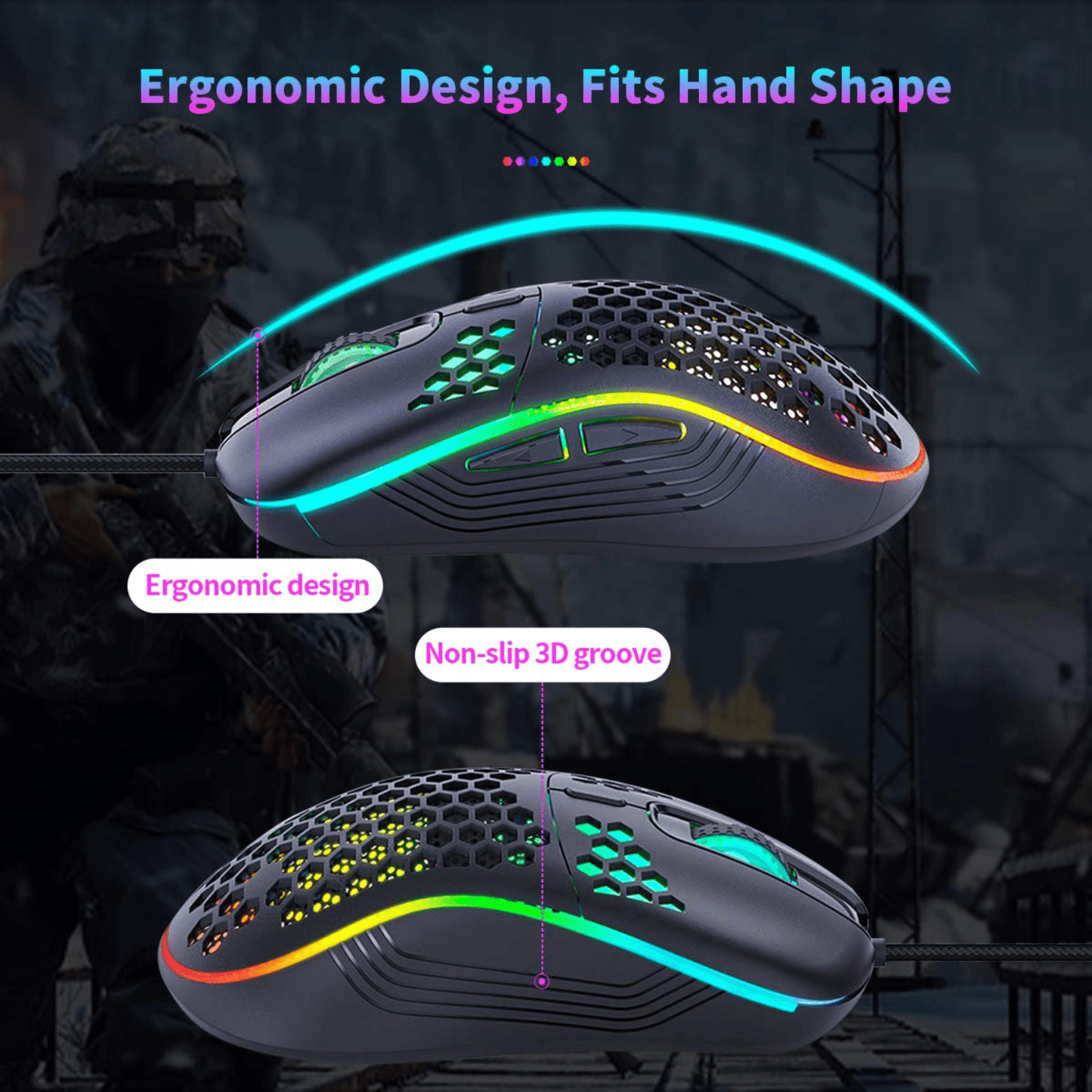 Cleviscogaming Gaming Accessories Gaming Mouse V2